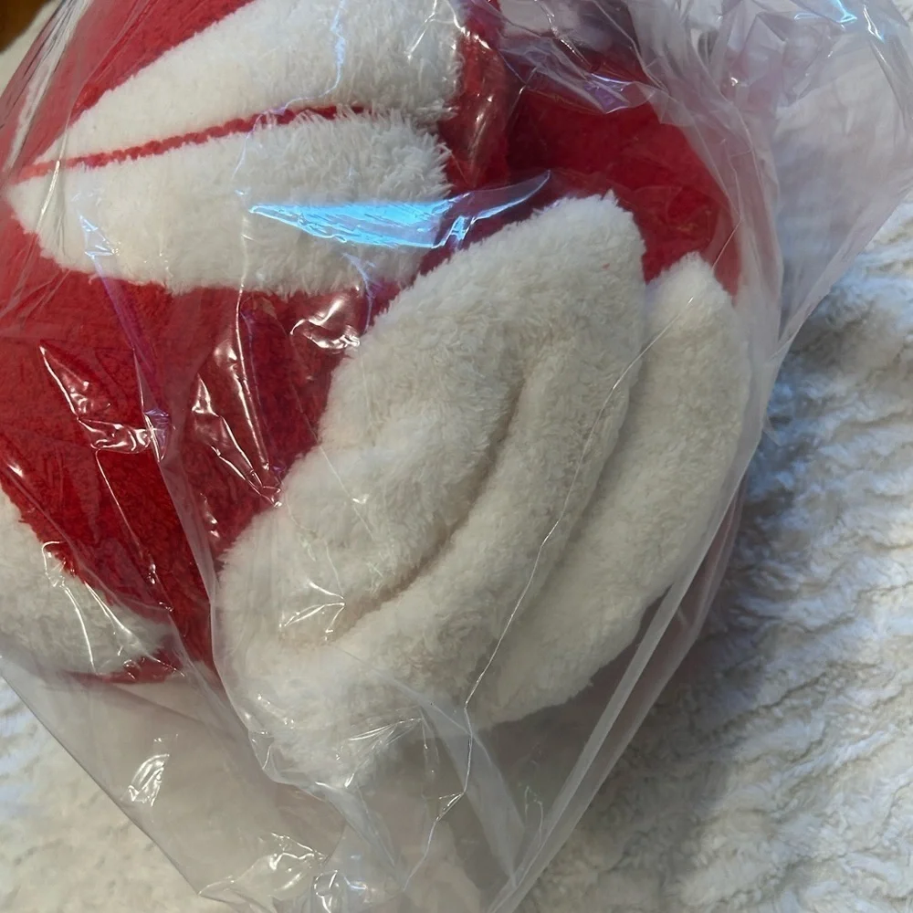Wondershop Red and White Peppermint Candy Accent Toss Pillow bundle of 2 new